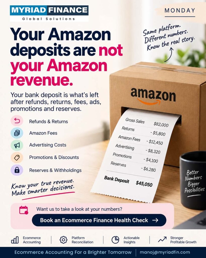 amazon deposit are not amazon revenue