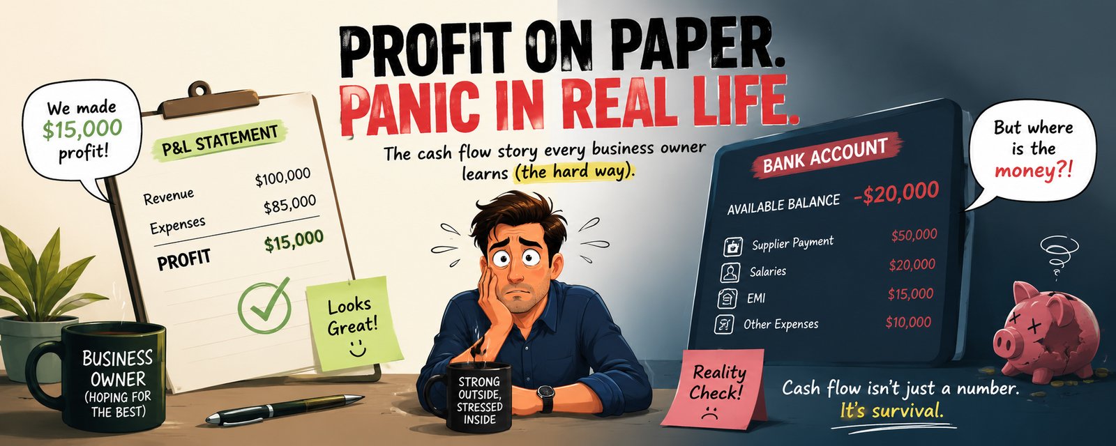 profit versus cash flow business survival